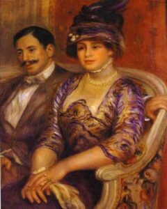 Portrait of M. and Mme by Pierre-Auguste Renoir, hand-painted oil painting reproduction