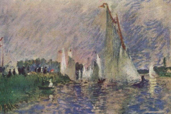 Regatta at Argenteuil by Pierre-Auguste Renoir, hand-painted oil painting reproduction