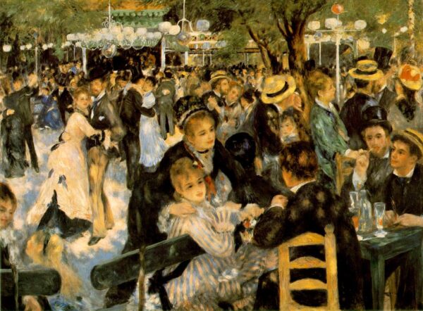 Le Moulin de la Galette by Pierre-Auguste Renoir, hand-painted oil painting reproduction