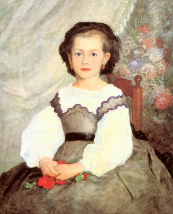 Romaine Lacaux by Pierre-Auguste Renoir, hand-painted oil painting reproduction