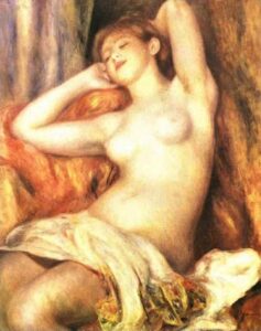 Sleeping Bather by Pierre-Auguste Renoir, hand-painted oil painting reproduction