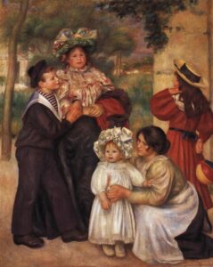 The Family of the Artist by Pierre-Auguste Renoir, hand-painted oil painting reproduction