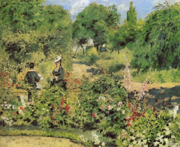 The Garden at Fontenay by Pierre-Auguste Renoir, hand-painted oil painting reproduction