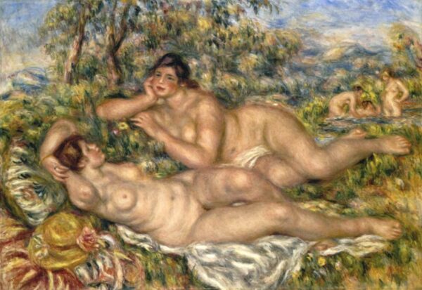 The Great Bathers by Pierre-Auguste Renoir, hand-painted oil painting reproduction