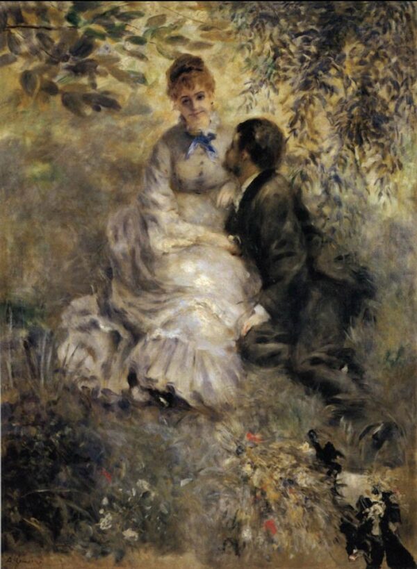 The Lovers by Pierre-Auguste Renoir, hand-painted oil reproduction