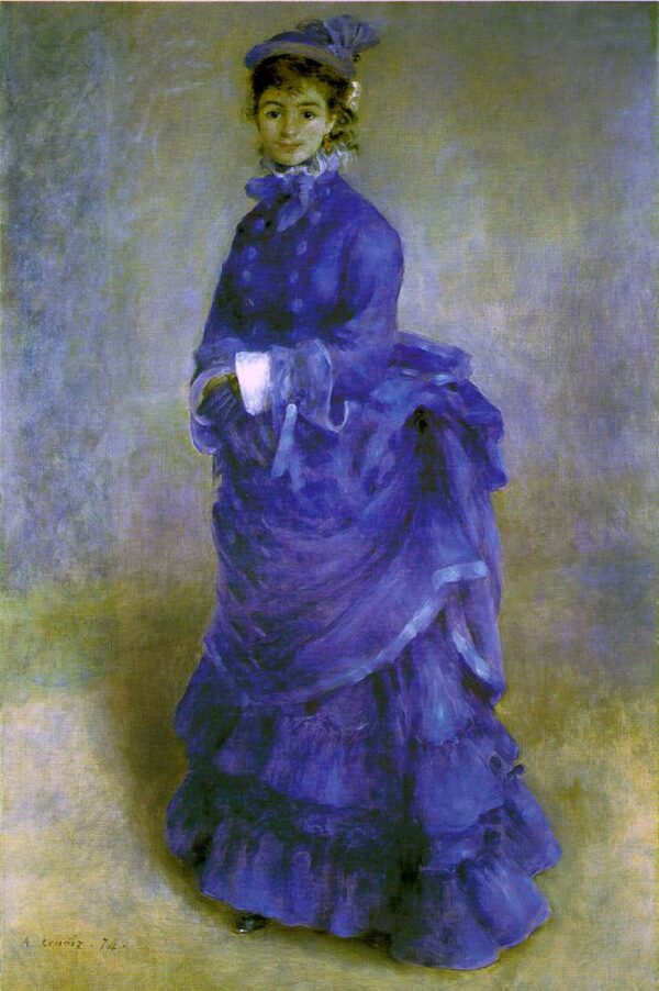 The Parisienne by Pierre-Auguste Renoir, hand-painted oil painting reproduction