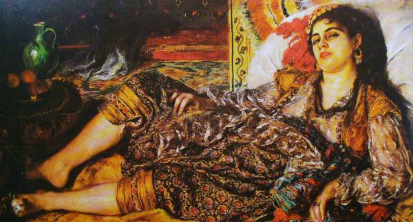 Women of Algiers by Pierre-Auguste Renoir, hand-painted oil painting reproduction