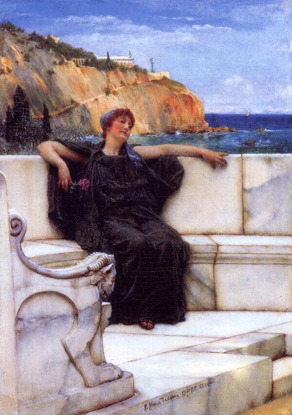 Resting by Lawrence Alma-Tadema, hand-painted oil painting reproduction