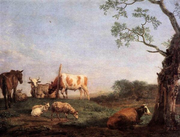 Resting Herd by Paulus Potter, hand-painted oil painting reproduction