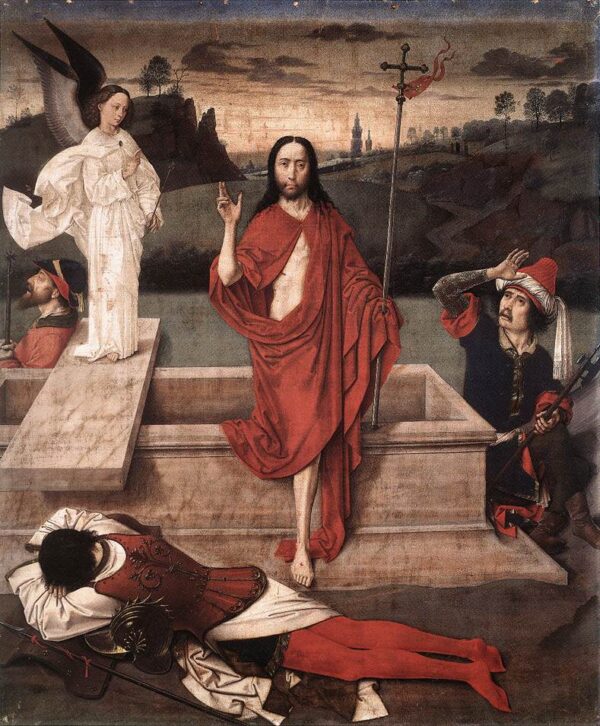 Resurrection by Dieric Bouts the Elder, hand-painted oil painting reproduction