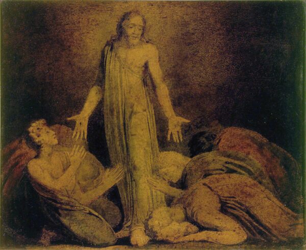 Christ Appearing to the Apostles after the Resurrection b by William Blake, hand-painted oil painting reproduction