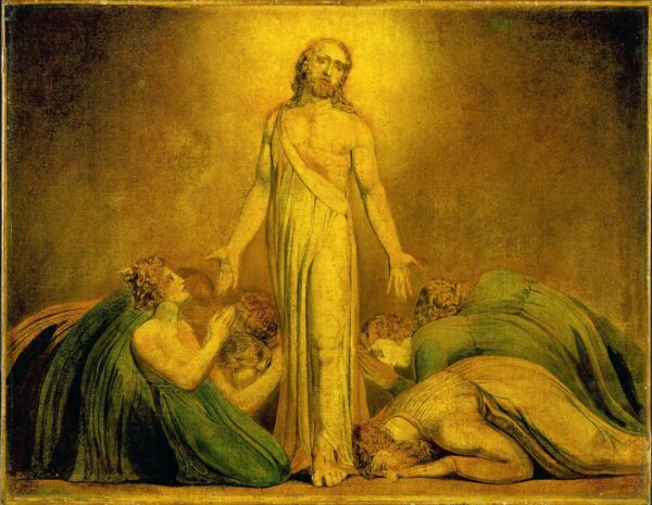 Christ Appearing to the Apostles after the Resurrection c by William Blake, hand-painted oil painting reproduction