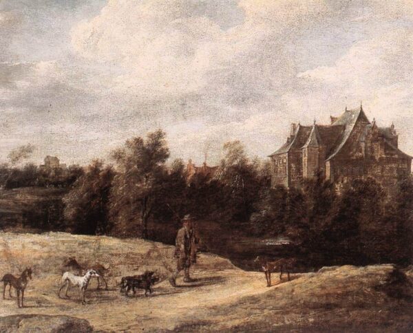 Return from the Hunt by David Teniers the Younger, hand-painted oil painting reproduction
