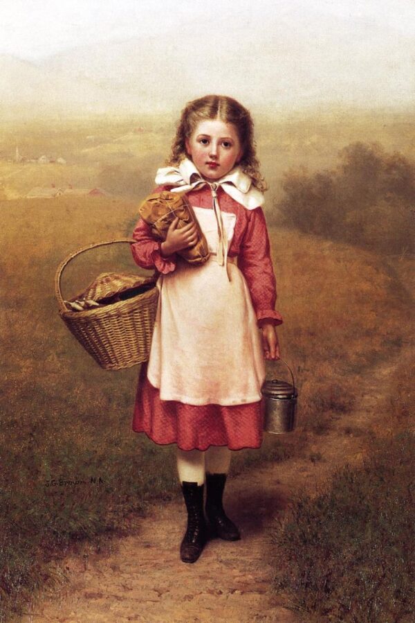 Returning Home by John G Brown, hand-painted oil painting reproduction