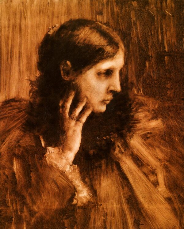Reverie by William Merritt Chase, hand-painted oil painting reproduction
