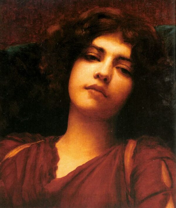 Reverie (Study) by John William Godward, hand-painted oil painting reproduction