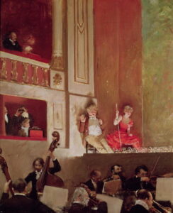 Revue at the Theatre des Varietes 1885 by Jean Béraud, hand-painted oil painting reproduction
