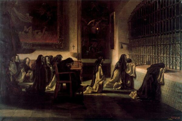 Rezando by Antonio Muñoz Degrain, hand-painted oil painting reproduction