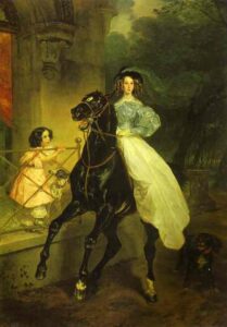 Rider by Karl Briullov, hand-painted oil painting reproduction