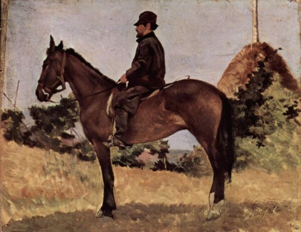 Rider by Giovanni Fattori, hand-painted oil painting reproduction