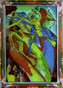 Rider of the Apocalypse by Wassily Kandinsky, hand-painted oil painting reproduction