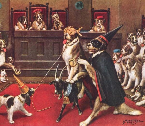 Riding The Goat by C.M Coolidge, hand-painted oil painting reproduction