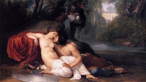 Rinaldo and Armida by Francesco Hayez, hand-painted oil painting reproduction