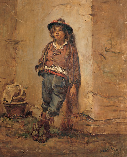 Rinconete y Cortadillo by Antonio Muñoz Degrain, hand-painted oil reproduction