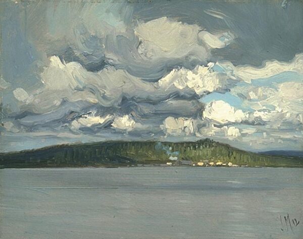 Sawmill, Lake Cecebe, Magnetawan River by J.E.H MacDonald, hand-painted oil painting reproduction