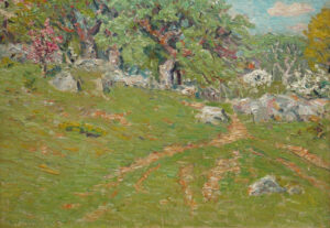 Road Through the Field by John Joseph Enneking, hand-painted oil painting reproduction