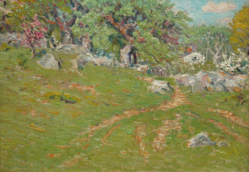 Road Through the Field by John Joseph Enneking, hand-painted oil reproduction