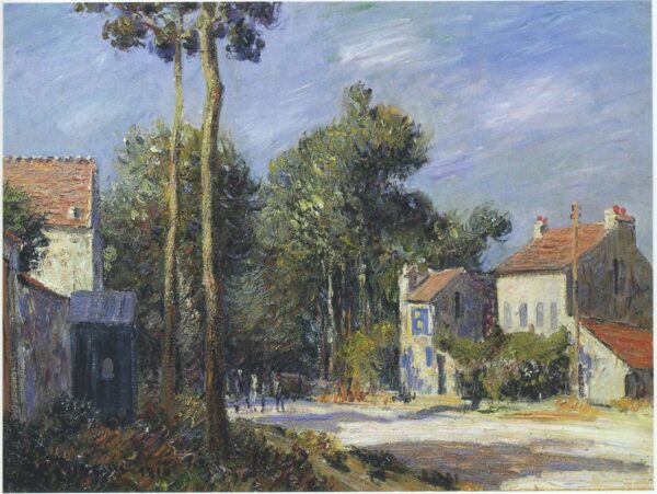 Road to Versailles by Gustave Loiseau, hand-painted oil painting reproduction