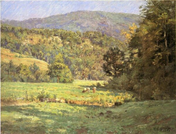 Roan Mountain by Theodore Clement Steele, hand-painted oil painting reproduction
