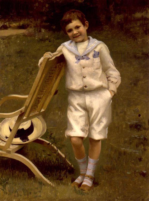 Robert Andre Peel by Paul Peel, hand-painted oil reproduction