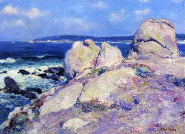 Rocks-Point Reamer by Guy Rose, hand-painted oil painting reproduction