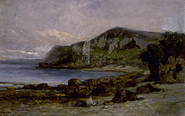 Rocks at Newport by Edward Mitchell Bannister, hand-painted oil painting reproduction