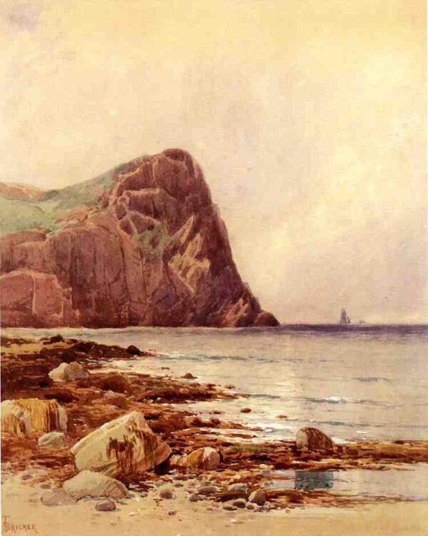 Rocky Coast by Alfred Thompson Bricher, hand-painted oil painting reproduction
