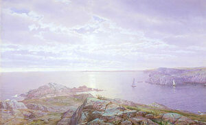 Rocky Cove by William Trost Richards, hand-painted oil painting reproduction