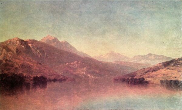 Rocky Mountain Landscape by John William Casilear, hand-painted oil painting reproduction