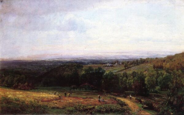 Roman Campagna by Thomas Worthington Whittredge, hand-painted oil painting reproduction