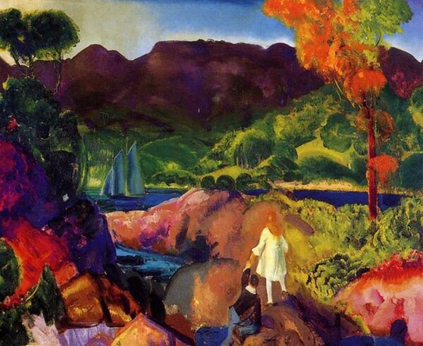 Romance of Autumn by George Bellows, hand-painted oil painting reproduction