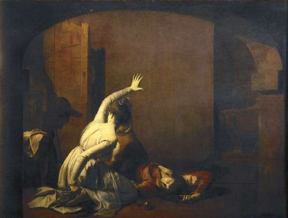 Romeo and Juliet by Joseph Wright, hand-painted oil reproduction