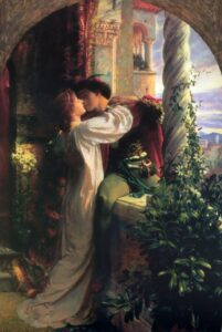 Romeo and Juliet by Sir Frank Dicksee, hand-painted oil painting reproduction