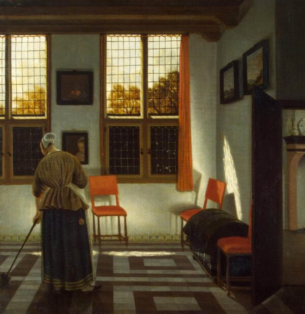 Room in a Dutch House by Pieter Janssens Elinga, hand-painted oil painting reproduction