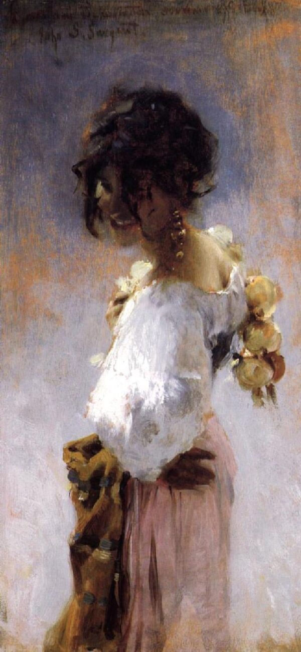 Rosina by John Singer Sargent, hand-painted oil painting reproduction