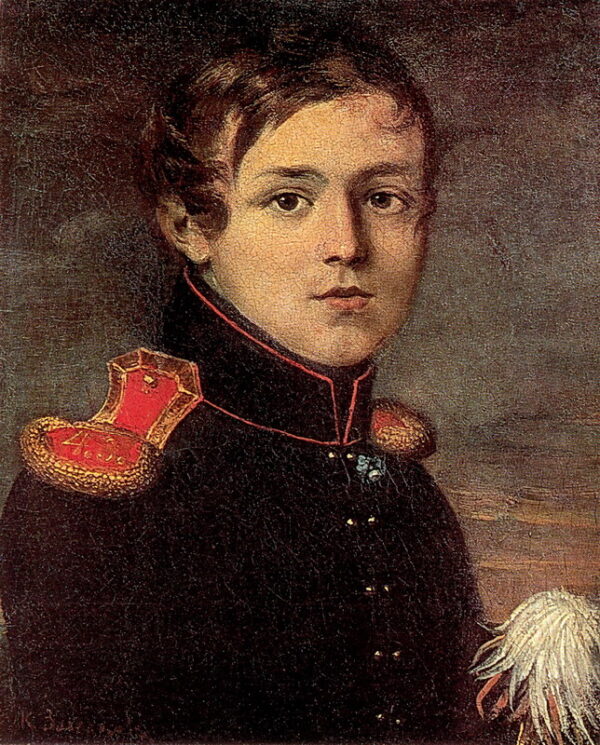 Portrait of Staff Captain E A Rotaev by Kapiton Zelentsov, hand-painted oil painting reproduction