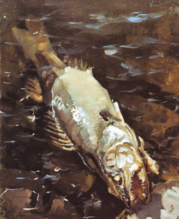 Rotting Fish by Akseli Gallen-Kallela, hand-painted oil painting reproduction