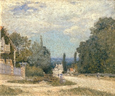 Route from Louveciennes by Alfred Sisley, hand-painted oil reproduction