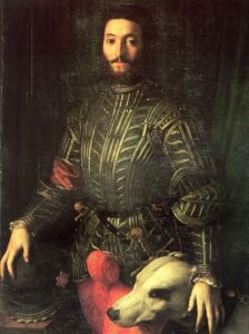 Portrait of Guidobaldo della Rovere by Agnolo Bronzino, hand-painted oil painting reproduction