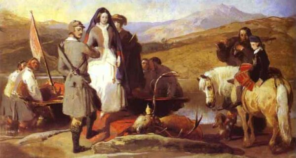 Royal Sports On Hill And Loch by Sir Edwin Landseer, hand-painted oil painting reproduction